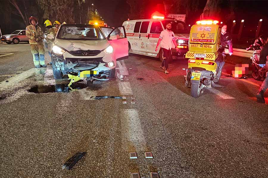 תאונת דרכים בכניסה לבוסתן הגליל / דוברות מד"א