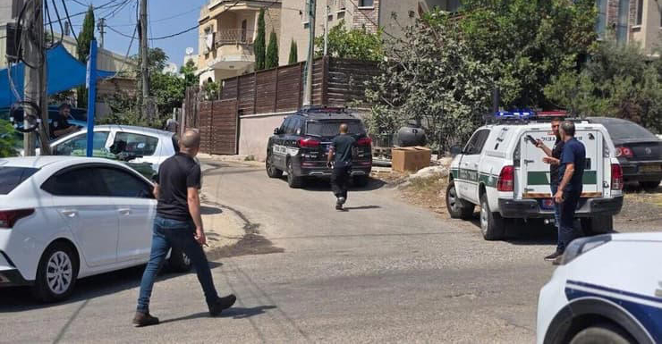 זירת הרצח הכפול בשפרעם