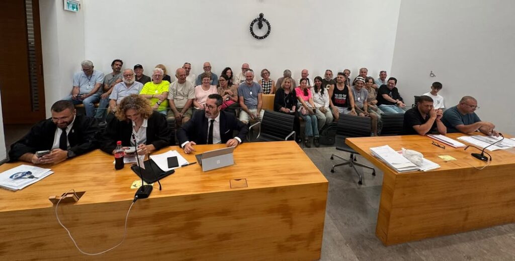 אולם בית המשפט המחוזי בערעור של ד"ר יולנדה יבור