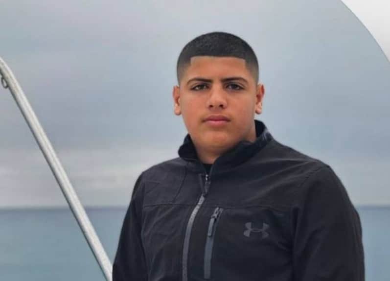 נביל אשרף ספייה נער בן 15 נורה למוות בכפר יאסיף