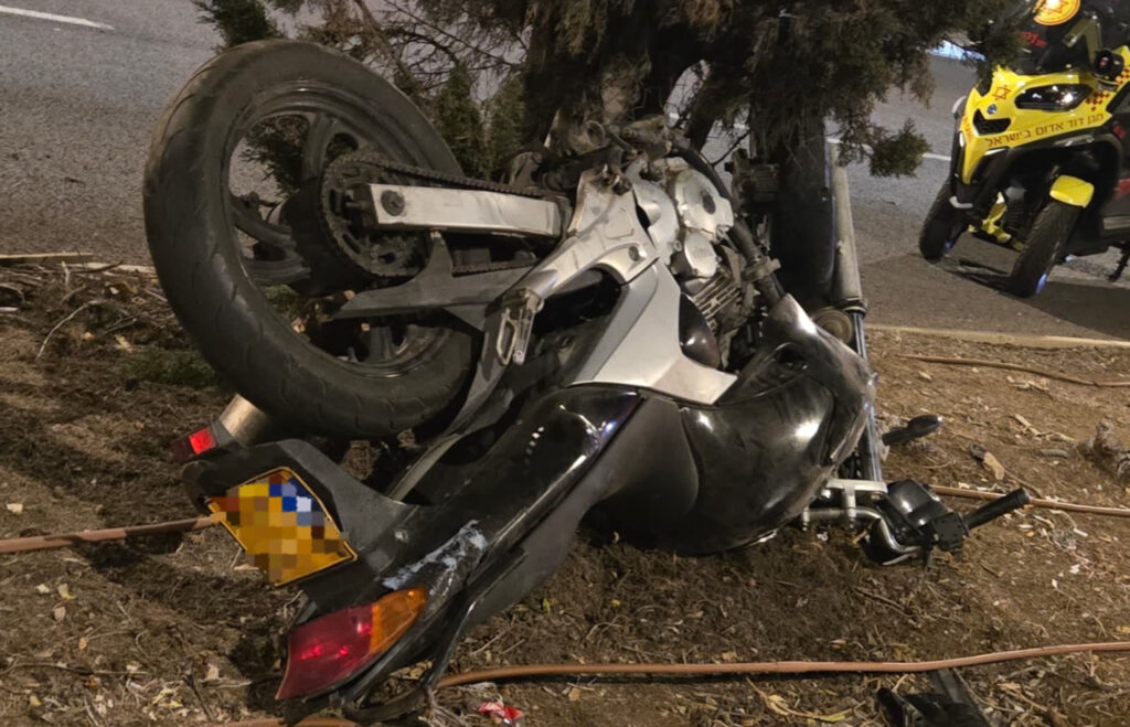 כביש 89: רוכב אופנוע נהרג בתאונה עם רכב פרטי סמוך למעלות