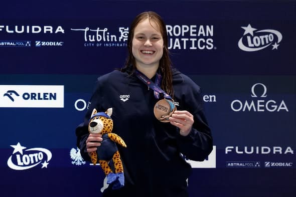 אנסטסיה גורבנקו(21) זכתה במדליית ארד שניה באליפות אירופה בפולין
