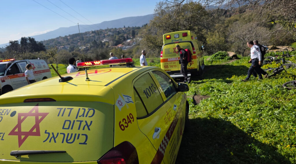 רוכב אופני שטח מצא את מותו בצפון, רוכב אחר מורדם ומונשם