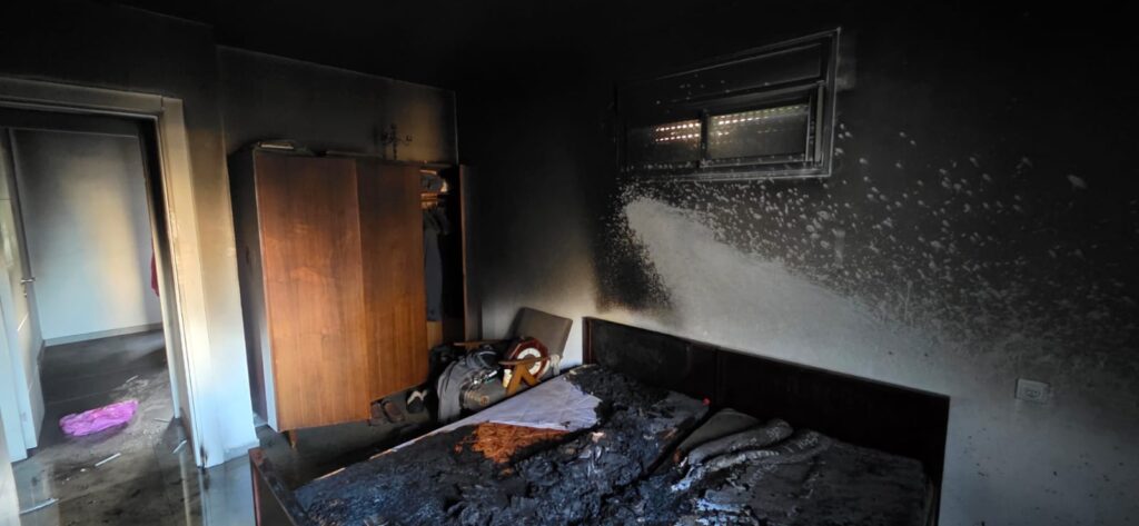 נקבע מותו של גבר בן 85 וחמש שנלכד בדירה שעלתה באש בנהריה