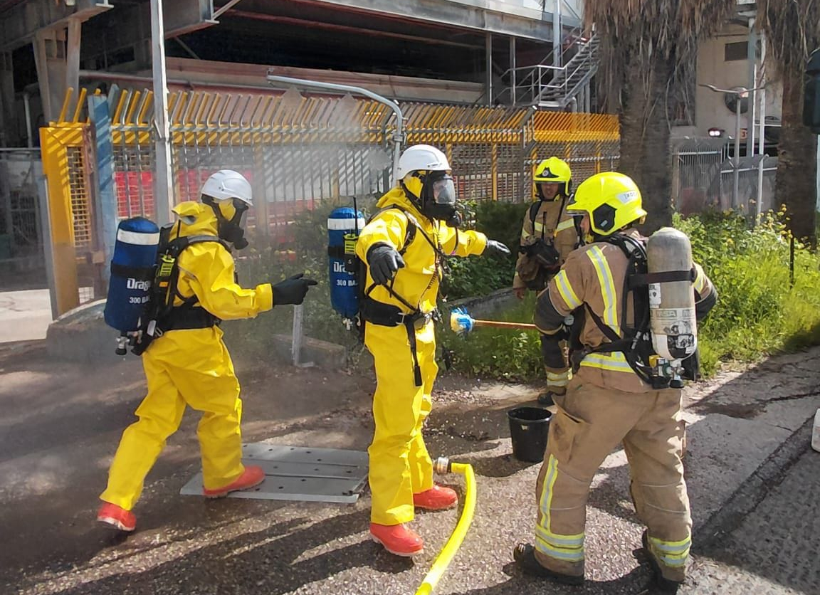דליפת אמוניה במחלבת תנובה בתל יוסף סמוך לבית שאן