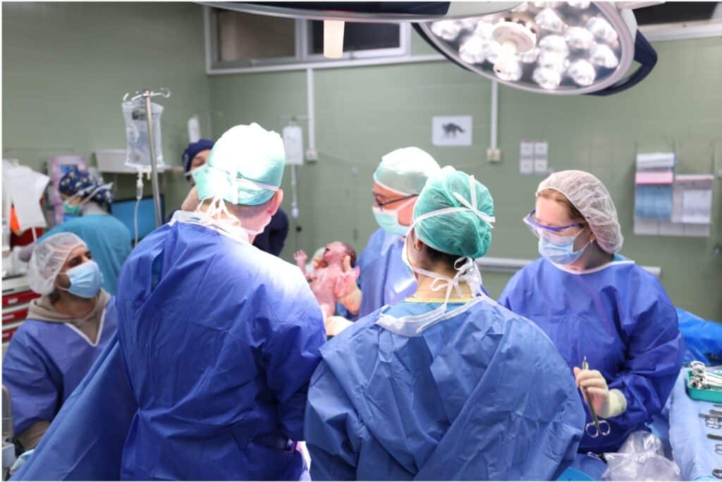 ניתוח קיסרי בוצע במתחם התת קרקעי הממוגן במרכז הרפואי רמב"ם